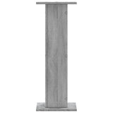Speaker Stands 2 pcs Grey Sonoma 30x30x80 cm Engineered Wood 852668