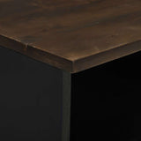 Bedside Cabinet Walnut 40 x 33 x 46 cm Solid Acacia wood 4018014