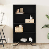 Bookcase Black 80x31x137.5 cm Engineered Wood 848629