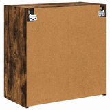 TV Wall Cabinet Smoked Oak 59.5 x 31 x 60 cm Engineered Wood 892354