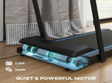 2.5HP Walking Pad, 1-6km/h Folding Treadmill with Remote Control and LED Display for Home Gym T3398P347563