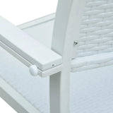 5 Piece Garden Dining Set White 3099259