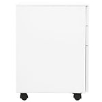 ZNTS Mobile File Cabinet White 39x45x60 cm Steel 335978