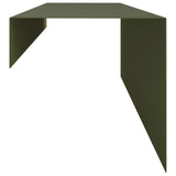 Garden Cover Profile 10 pcs 100 x 15 x 15 cm Steel Olive Green 8012969