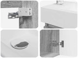 Bathroom Vanity Unit with Tap Grey Sonoma 45.5 x 22.5 x 84 cm 889507