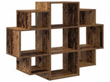 Wall Shelf Old Wood 90 x 25 x 90 cm Engineered Wood 8012178