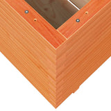 Garden Planter Wax Brown 70x70x72 cm Solid Wood Pine 3282621