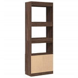 Highboard Brown Oak 63x33x180 cm Engineered Wood 3309606