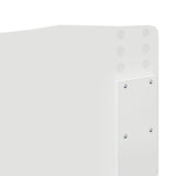 Bed Frame with Headboard White 140 x 200 cm Solid Pine Wood 3412889