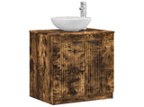 Bathroom Cabinet Smoked Oak 54 x 41 x 70 cm Engineered Wood 890153