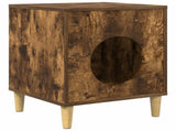 Cat House Smoked Oak 42.5 x 40 x 53 cm Engineered Wood 8000676