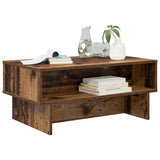 Coffee Table Old Wood 80 x 46 x 35 cm Engineered Wood 8000226