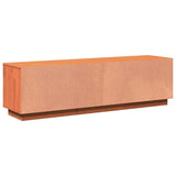 TV Cabinet Wax Brown 140x35x40 cm Solid Wood Pine 847131