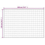 Weighted Blanket Grey 138x200 cm Single 10 kg Fabric 350719