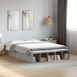 Bed Frame without Mattress Concrete Grey 140x190 cm 3280583