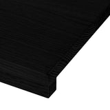 Window Sills 2 pcs Brown Black 140x40x2 cm Solid Wood Oak 4009203