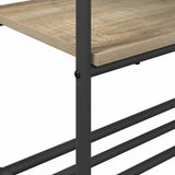 Clothes Rack Sonoma Oak 77 x 30 x 171 cm Engineered Wood 868464