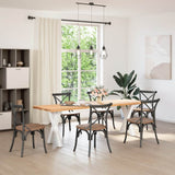 Dining Table Legs X-Shaped 2 pcs White 50x cm Steel 4012969