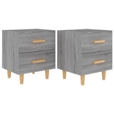 Bed Cabinets 2 pcs Grey Sonoma 40x35x47.5 cm 817288