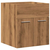 2 Piece Bathroom Furniture Set Artisan Oak Engineered Wood 3328582