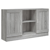 Sideboard Grey Sonoma 120x30.5x70 cm Engineered Wood 815625