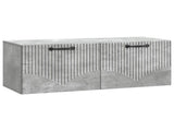 Wall-Mounted TV Cabinet Concrete Grey 78.5 x 31 x 30 cm 899058