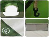 Side Tent Green 410 x 410 x 250 cm Polyester and Steel 42028681