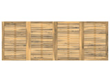 Garden Dinner Table White 180 x 88.5 x 75 cm Solid Acacia Wood 901769