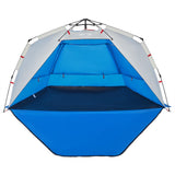 Beach Tent 3-Person Azure Blue Quick Release Waterproof 4005311