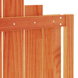 Headboard Wax Brown 135 cm Solid Wood Pine 844283
