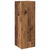 TV Units Wall-mounted 4 pcs Old Wood Engineered wood 3393390