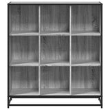 Bookcase Grey Sonoma 97.5x33x107.5 cm Engineered Wood and Metal 3300863