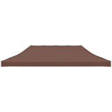 Party Tent Roof 6x3 m Brown 270 g/m 315332