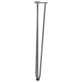 hairpin legs for console tables for Console Table 4 pcs Natural Steel 72 cm Solid Steel 4012447