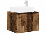 Bathroom Cabinet Set 4 pcs Old Wood Engineered Wood 3406429