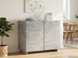 Sideboard Concrete Grey 67 x 34.5 x 75 cm Engineered Wood 8011534