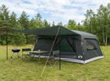 Family Tent with Roof Army Green 320 x 210 x 180 cm Polyester 42028492