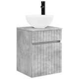 Bathroom Cabinet Set 5 pcs Concrete Grey Engineered Wood 3407346