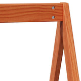 Loft Bed Frame Wax Brown 90 x 190 cm Solid Pine Wood 3422711