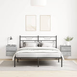 Wall-mounted Bedside Cabinets 2 pcs Concrete Grey 38x34x40 cm 861254