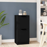 Sideboard Black 30x30x70 cm Engineered Wood 811171