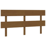 Bed Headboard Honey Brown 154x3x81 cm Solid Wood Pine 819078