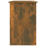Desk Smoked Oak 100x50x76 cm Engineered Wood 815420