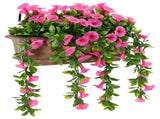 Artificial Flowers Purple Red 55 x 20 x 55 cm PE and Steel 42042384