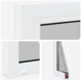 Cellar Window Internal Colour White RISOR 40 x 30 cm 42047986