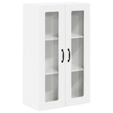 Wall Glass Cabinet PORTO White 60 x 31 x 100 cm Engineered Wood 885525