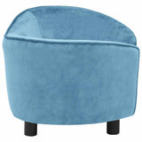 Dog Sofa Turquoise 69x49x40 cm Plush 171026