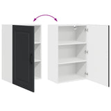 Dishwasher Panel Kalmar Black 50 x 31 x 80 cm Engineered Wood 884685