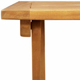 Garden Table Folding Natural 60 x 60 x 72 cm Solid Acacia Wood 4105490