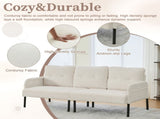 GOMYWAY Oversized Loveseat, Modern & Plush Double-seater Sofa, Corduroy Upholstered Couch, Cozy W2678P422283